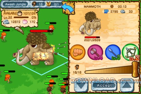 Xây dựng ngôi làng thời tiền sử