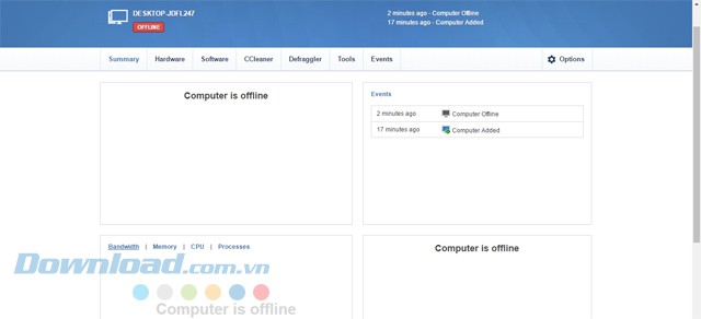 Giao diện chính của phần mềm dọn dẹp hệ thống CCleaner Cloud cho máy tính