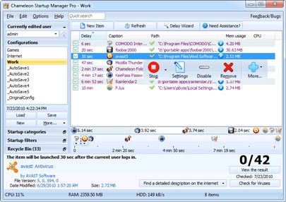 Chameleon Startup Manager Pro