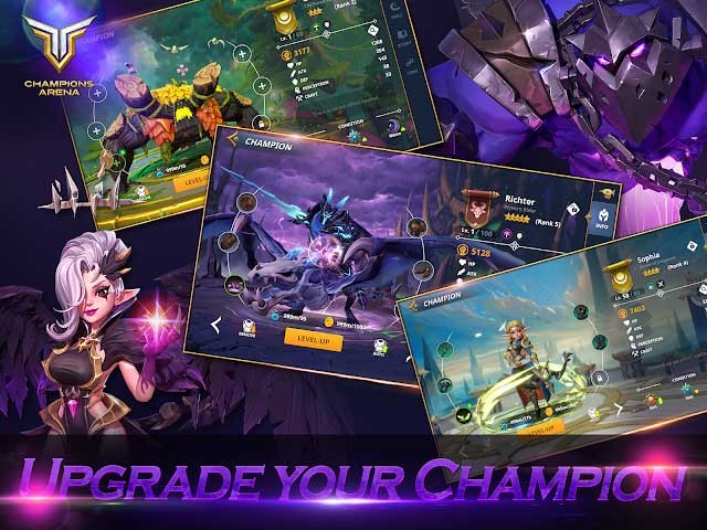 Nâng cấp các nhân vật