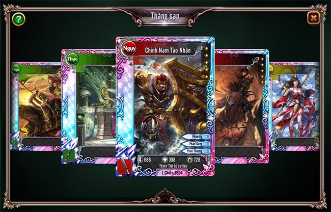 Thăng sao cho nhân vật trong Chân Tam Quốc cho Android