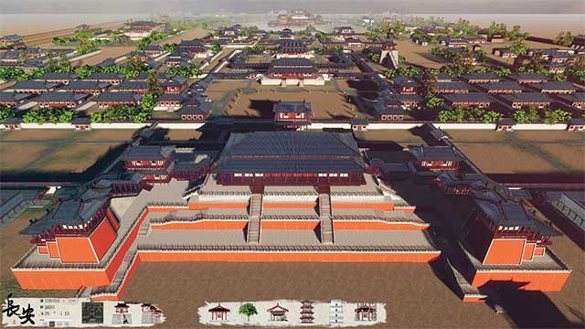 Bản đồ của Chang'an: The capital of Tang Dynasty có diện tích 83,1 km vuông