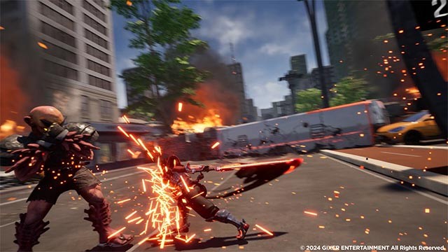 Chặt chém kẻ thù để giải cứu thành phố và nhân loại trong game phiêu lưu hành động 3D - Changer Seven