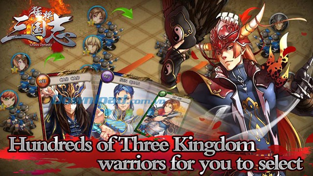 Chaos Dynasty gồm hàng trăm chiến binh để lựa chọn