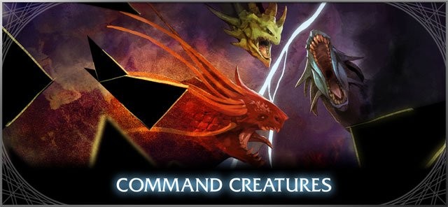 Triệu hồi và ra lệnh cho các sinh vật sử thi trợ giúp mình trong trận đấu