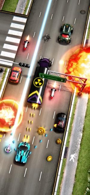 Lái xe và bắn súng kịch tính trong Chaos Road