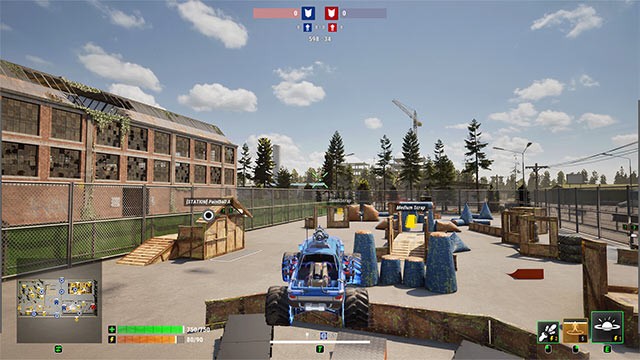 Charged là game bắn súng góc nhìn thứ 3 kết hợp đua xe điều khiển từ xa cổ điển