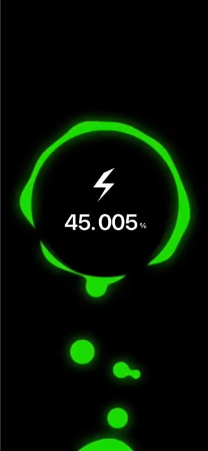 Hiển thị phần trăm pin đang sạc