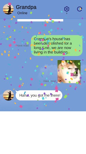 Giao diện chat thân thiện