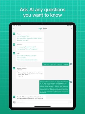 Bạn có thể hỏi ChatGo bất kỳ câu hỏi nào và nhận câu trả lời ngay tức khắc