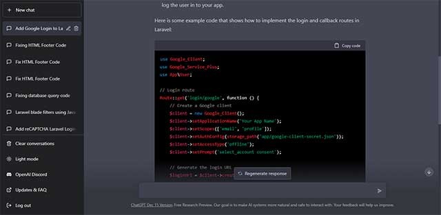 Chat GPT có thể được sử dụng để viết bài, tạo phản hồi chatbot và thậm chí tạo mã code