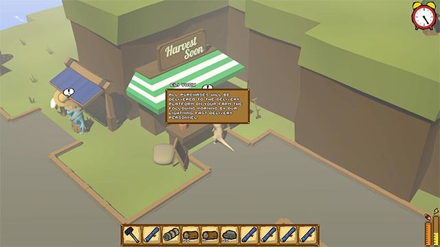 Trò chuyện với NPC cùng rất nhiều hoạt động mua bán, trao đổi khác trong thị trấn sôi động