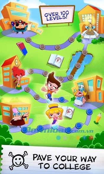 Thách thức bạn bè cùng thi tài và xem ai đi được xa hơn trên bản đồ