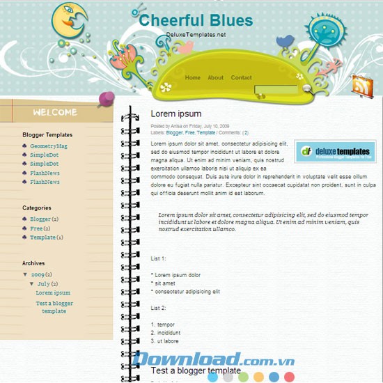 Cheerful Blues