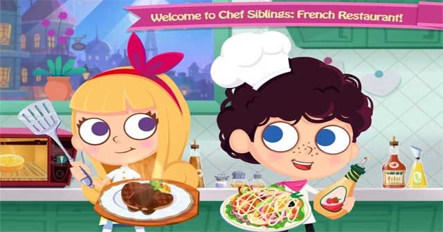 Chào mừng đến nhà hàng Pháp lãng mạn trong game Chef Sibling French Restaurant