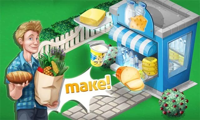 Trồng trọt và thu hoạch nguyên liệu tươi ngon để cung cấp cho nhà hàng Chef Town