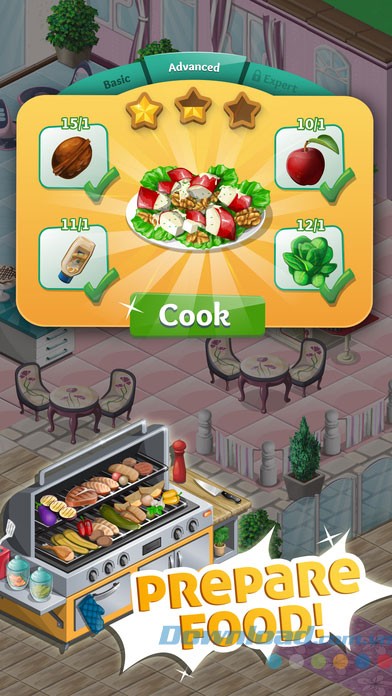 Nấu ăn phục vụ thực khách