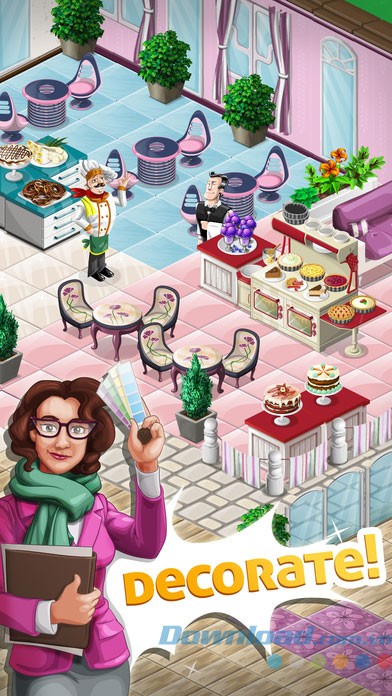 Kiếm tiền nâng cấp nhà hàng