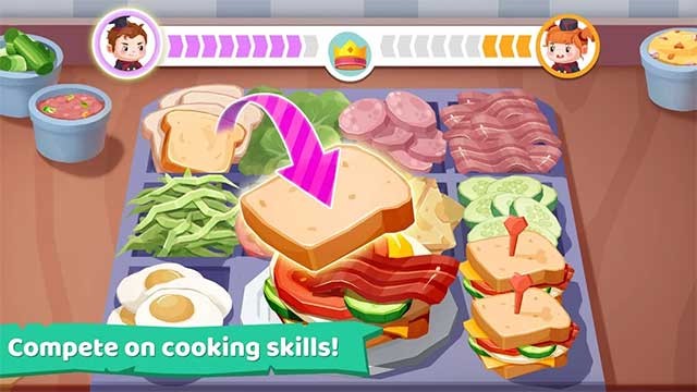 Thêm thịt xông khói, phô mai, cà chua,... để làm sandwich với hương vị độc đáo