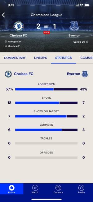 Theo dõi kết quả và thống kê trận đấu