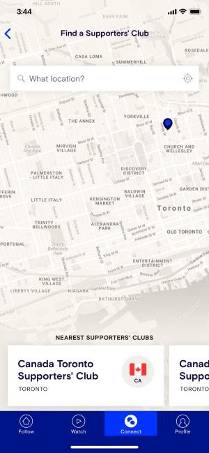 Tìm kiếm các câu lạc bộ cổ động viên của Chelsea