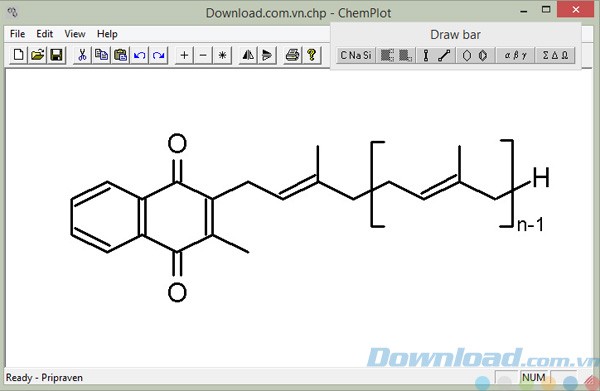 Giao diện của ChemPlot