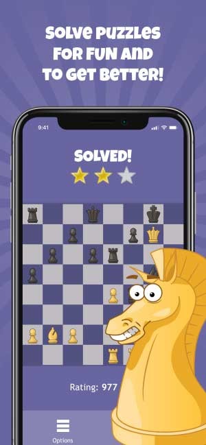 Giải quyết thách thức thú vị trong Chess for Kids
