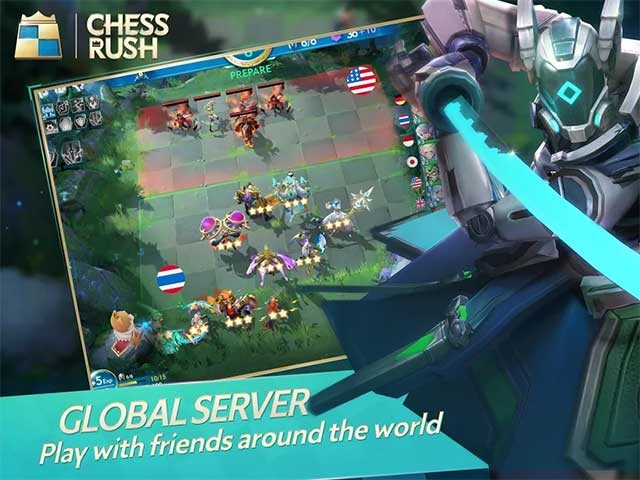 Server toàn cầu giúp trải nghiệm game mượt mà, ổn định