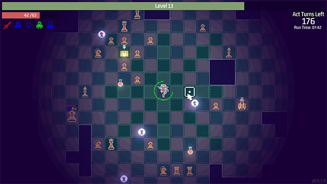 Chiến trường được thiết kế dưới dạng lưới kiểu bàn cờ vua và ngày một mở rộng theo tiến độ chơi