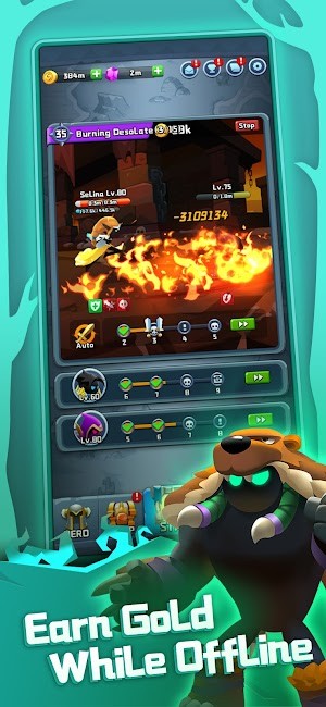 Kiếm vàng trong khi offline