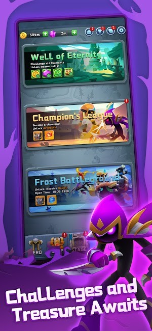 Các thách thức và kho báu đang chờ đợi bạn