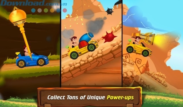 Thu thập vô số bổ trợ trên đường