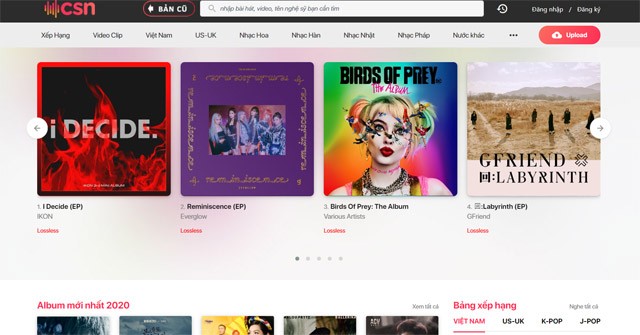 ChiaSeNhac là dịch vụ chia sẻ nhạc trực tuyến hàng đầu Việt Nam