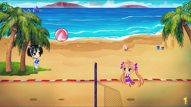 Chibi Volleyball là game bóng chuyền bãi biển vui nhộn cho mọi người