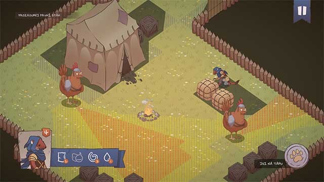 Chicken Empire: Weasel in Shadows là game chiến thuật lén lút theo lượt vui nhộn