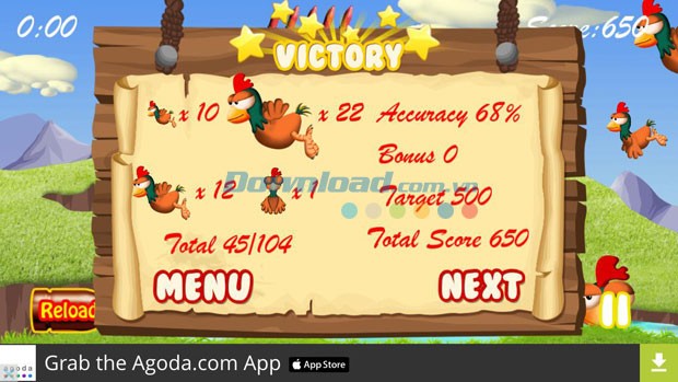 Vượt qua các level với độ khó tăng dần