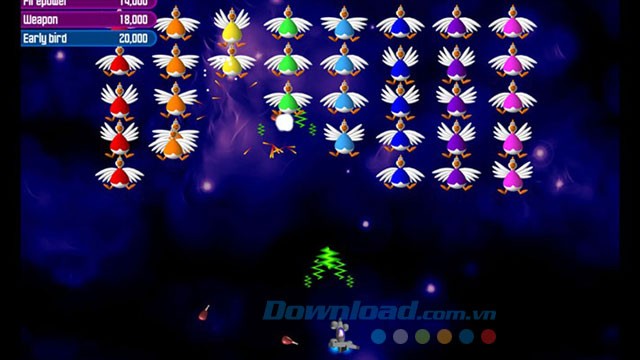 Giao diện game bắn gà phiên bản 2