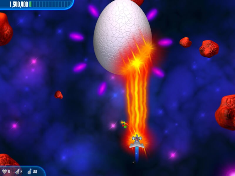 Chicken Invaders 3: Revenge of the Yolk với đồ họa đẹp và vui nhộn