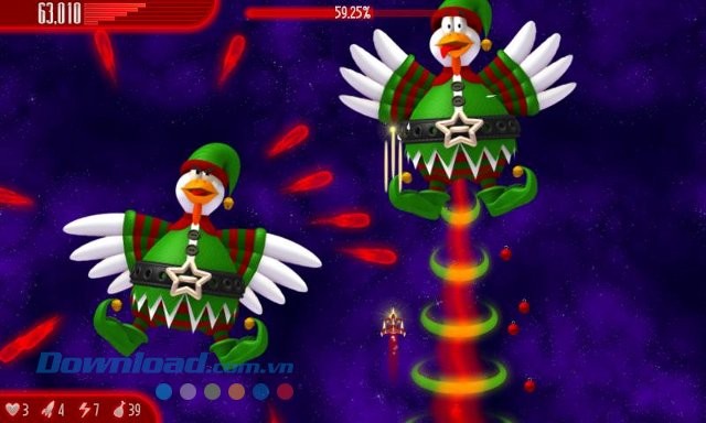 Chicken Invaders 4 - game bắn gà Giáng sinh thú vị