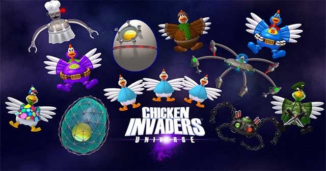 Trải nghiệm những màn bắn gà kịch tính trong Chicken Invaders Universe