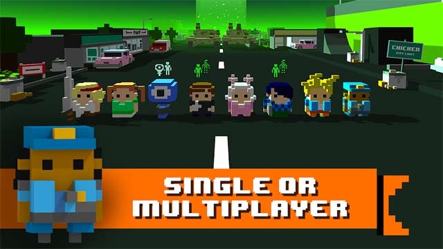 Chicken Jump cung cấp chế độ Solo và Multiplayer