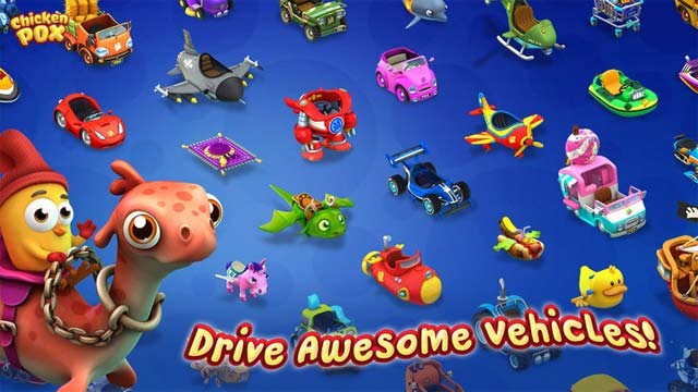 Chicken Pox cung cấp nhiều loại phương tiện phục vụ công cuộc thu thập trứng của bạn