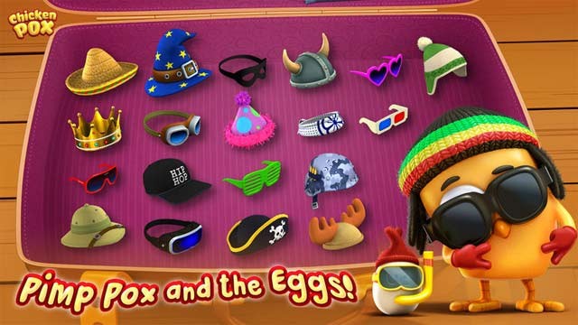 Tùy chỉnh nhân vật gà Pox với nhiều sự kết hợp phong cách độc đáo