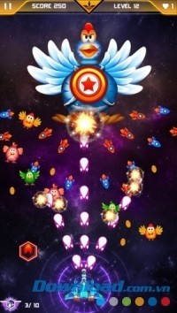 Tiêu diệt đội quân gà, bảo vệ Trái Đất