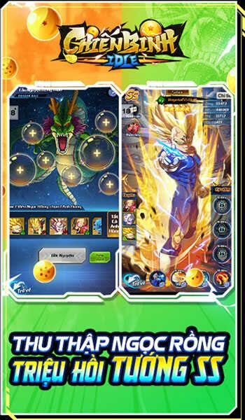 Thu thập ngọc Rồng triệu hồi tướng