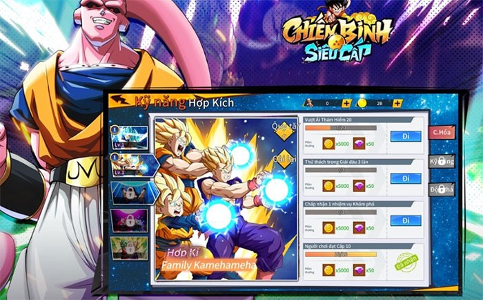 Kỹ năng nhân vật trong Chiến Binh Siêu Cấp