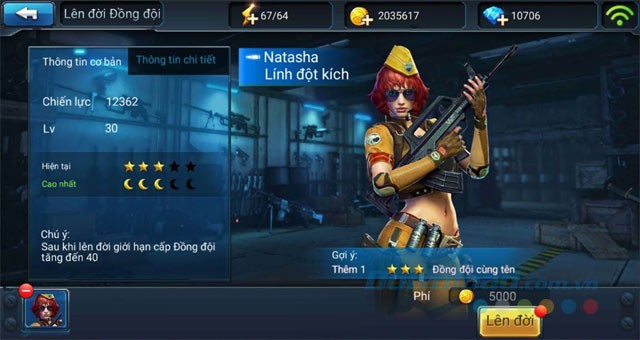 Lên đời đồng đội