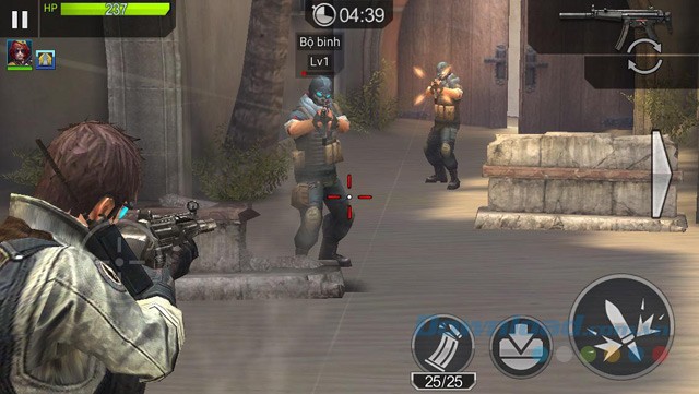 Giao diện chơi game Chiến dịch huyền thoại