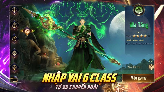 Game nhập vai, 6 class, tự do chuyển phái