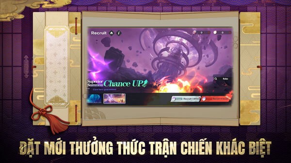 Đặt mới thưởng thức trận chiến khác biệt